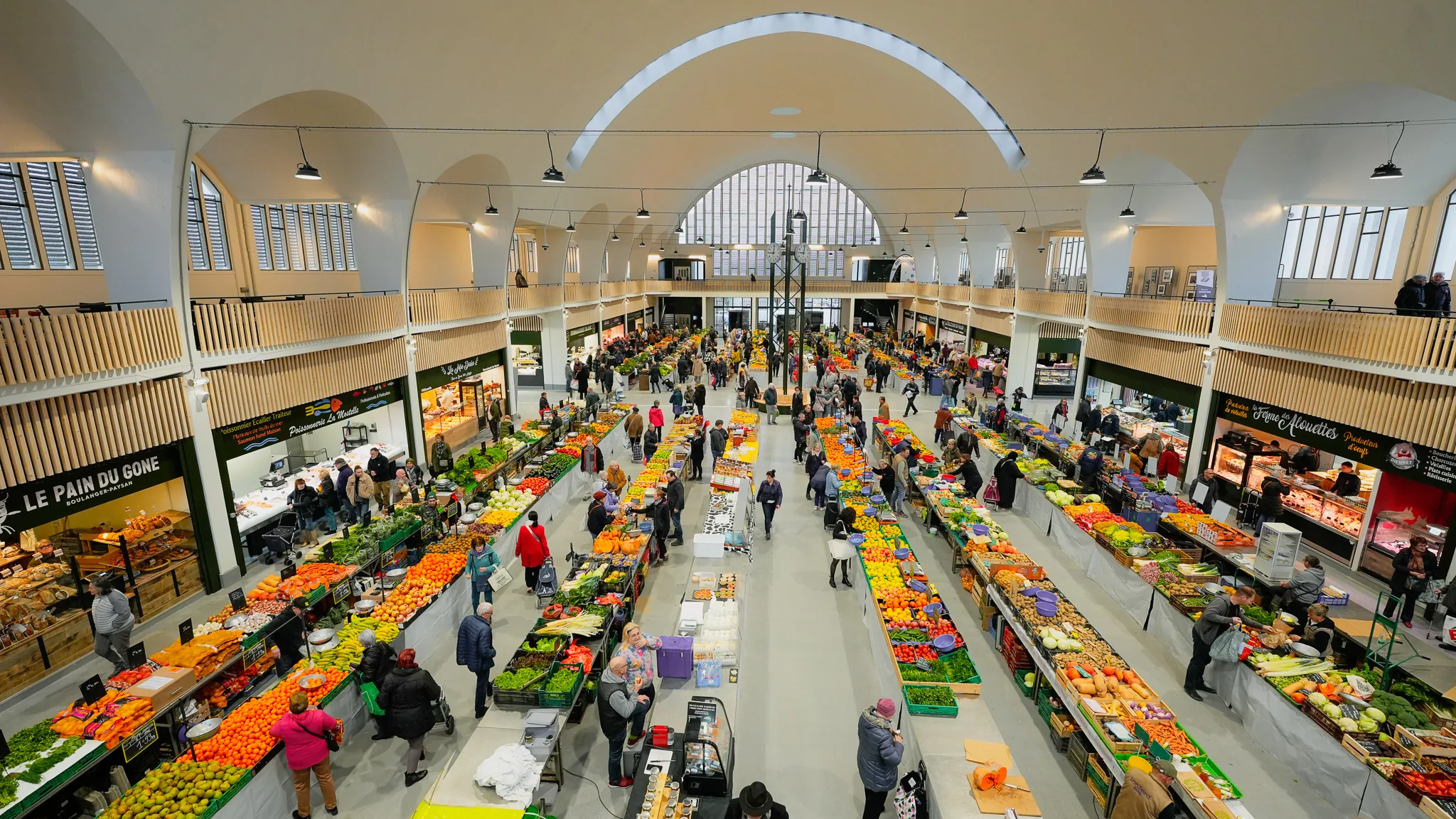 Rénovation du sol du marché couvert de Villefranche-sur-Saône