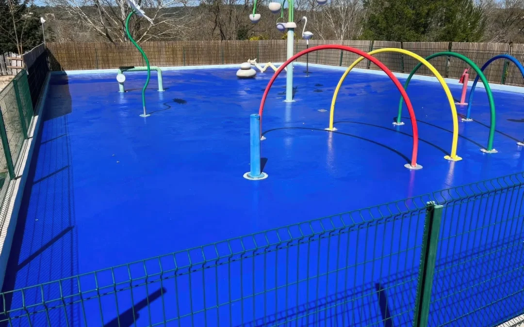 Rénovation d’une aire de jeux d’eau dans les Bouches-du-Rhône